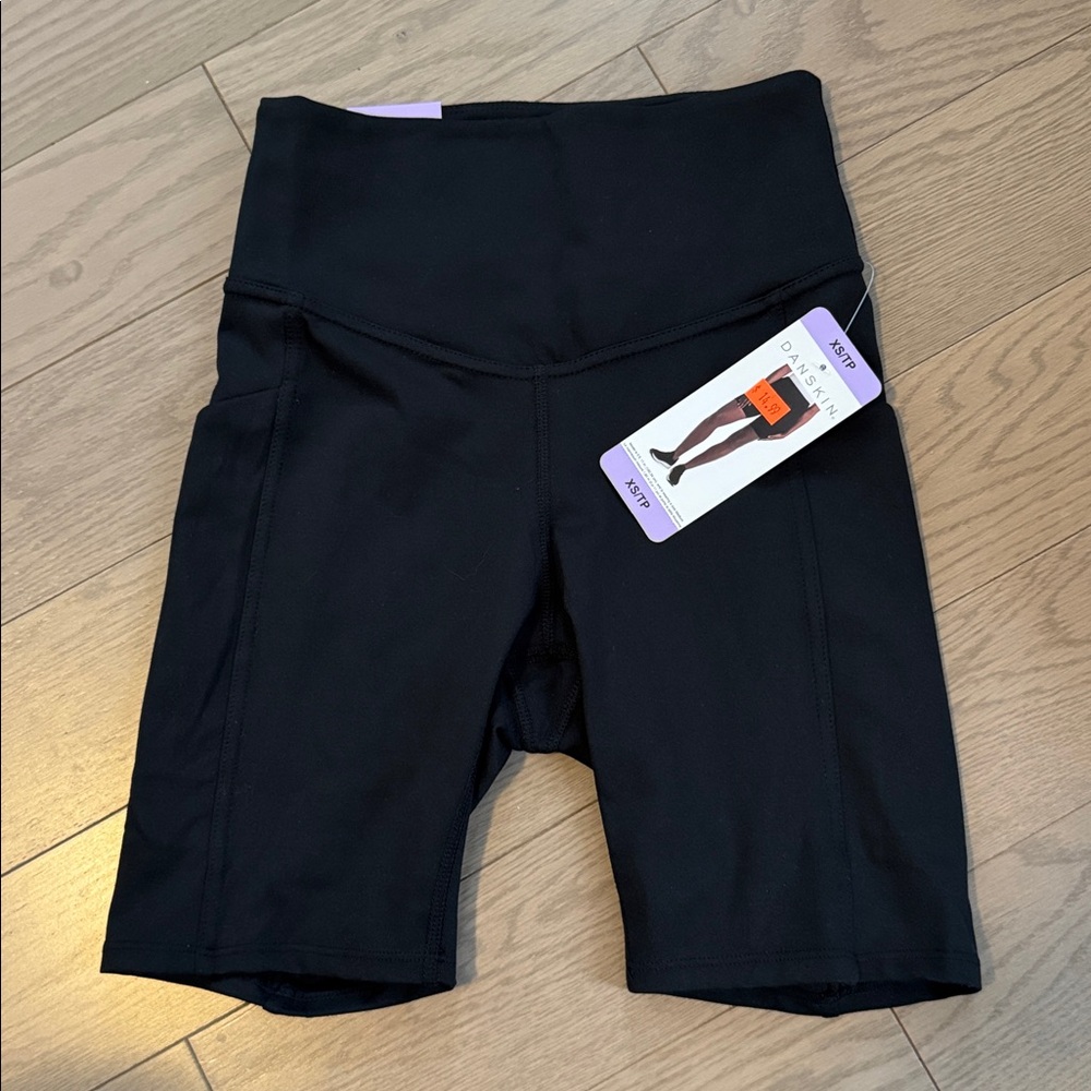 XS Danskin Women's Bike Shorts Black